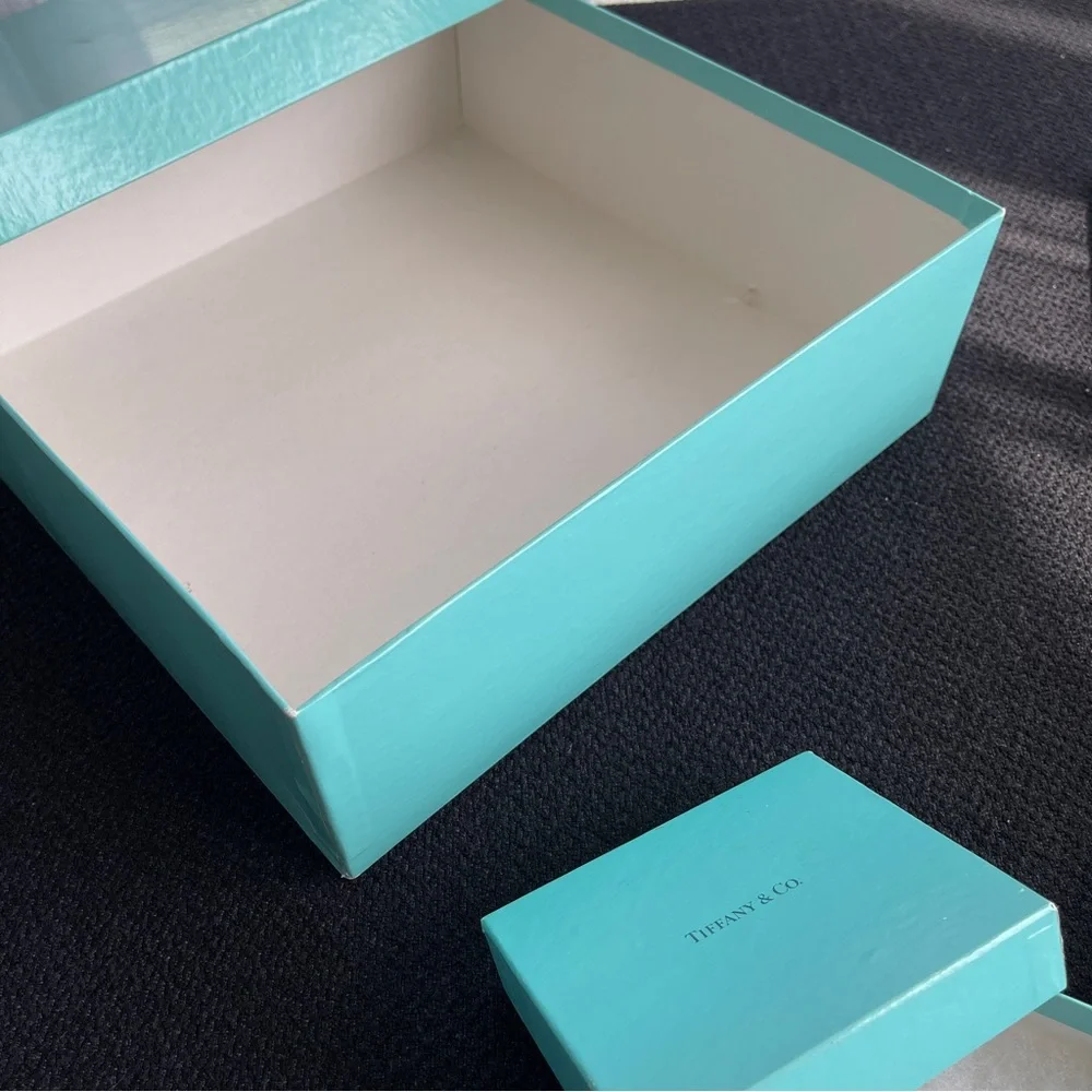 TIFFANY & CO Set of 2 Jewelry Storage Display Boxes